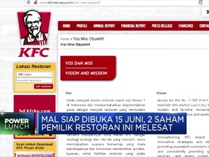 Mal Siap Dibuka, 2 Saham Pemilik Restoran Ini Melesat!