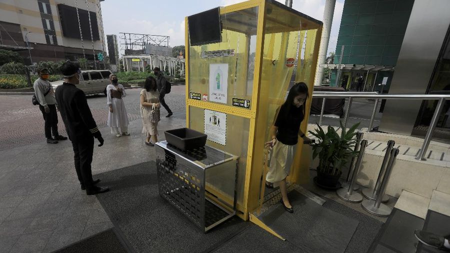 Mall Senayan City Jelang Pembukaan Mall di Jakarta (CNBC Indonesia/Andrean Kristianto)