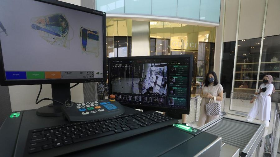 Mall Senayan City Jelang Pembukaan Mall di Jakarta (CNBC Indonesia/Andrean Kristianto)