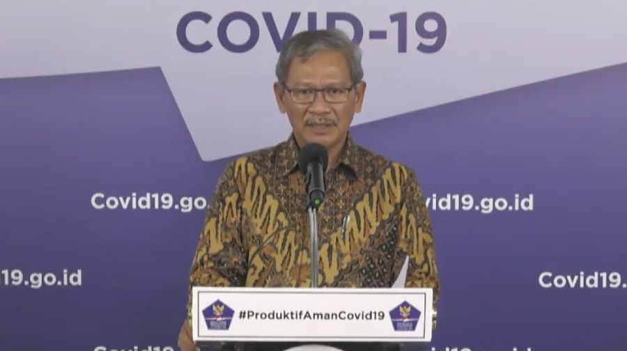 Achmad Yurianto selaku Juru Bicara Pemerintah Covid-19. (Dok: BNPB)