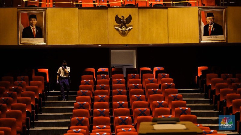 Perpustakaan Nasional (CNBC Indonesia/Andrean Kristianto)