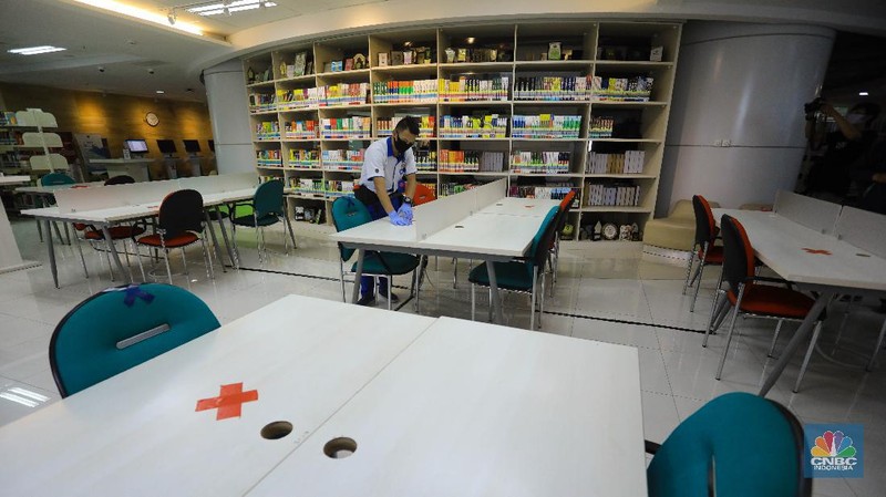 Perpustakaan Nasional (CNBC Indonesia/Andrean Kristianto)