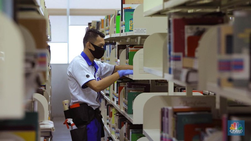 Perpustakaan Nasional (CNBC Indonesia/Andrean Kristianto)