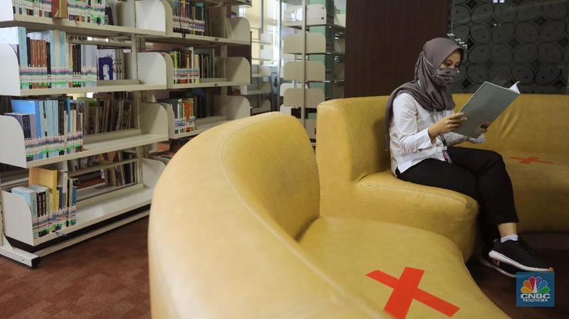 Perpustakaan Nasional (CNBC Indonesia/Andrean Kristianto)