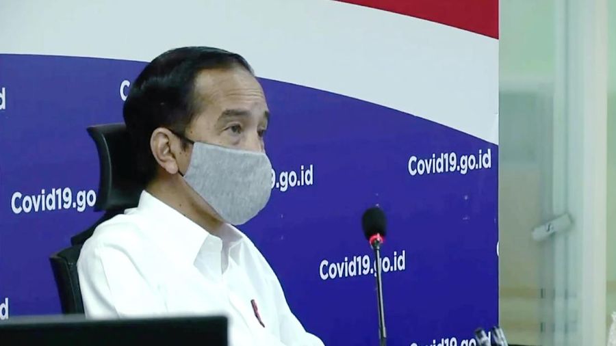 Presiden RI Jokowi Mengunjungi Gugus Tugas Nasional Covid19, Jakarta, 10 Juni 2020 (BPMI 2020)