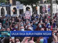 Ribuan Buruh Pabrik Nissan Melakukan Unjuk Rasa di Barcelona