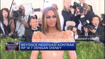 Beyonce Nego Kontrak Sebesar Rp 14 T dengan Disney