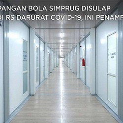 Pertamina Sulap Lapangan Bola Jadi RS Covid-19 Super Lengkap