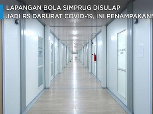 Pertamina Sulap Lapangan Bola Jadi RS Covid-19 Super Lengkap