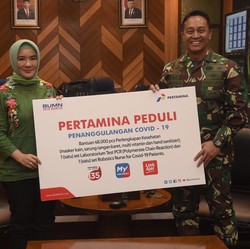 Pertamina Bantu 48.000 Paket APD untuk Tenaga Medis TNI AD