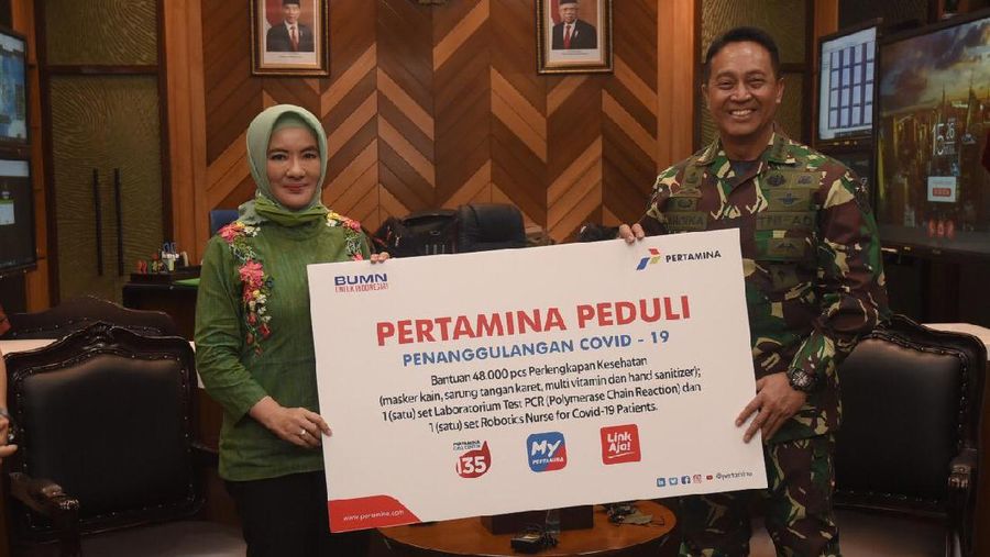 Pertamina Bantu 48.000 Paket APD untuk Tenaga Medis TNI AD. (Dok. Pertamina)