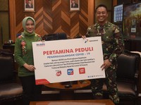 Pertamina Bantu 48.000 Paket APD untuk Tenaga Medis TNI AD