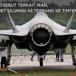 Disebut Terkait Iran, Jet Siluman AS Terbang ke Timteng
