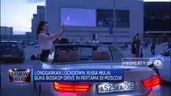 Longgarkan Lockdown, Rusia Buka Drive In Cinema