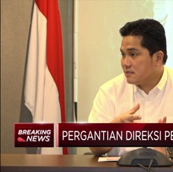 Rombak Direksi Pertamina, Ini Penjelasan Erick Thohir