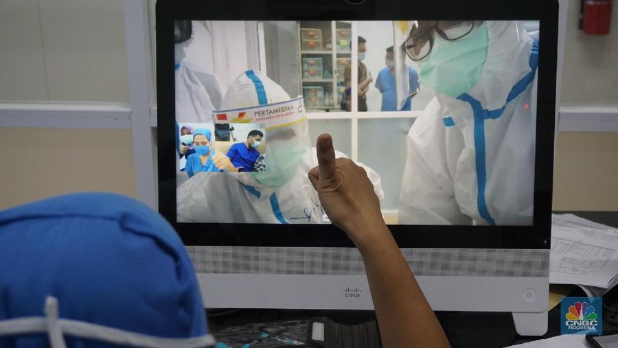 RS Pertamina Jaya jadi rumah sakit khusus penanganan Covid-19. (CNBC Indonesia/Tri Susilo)