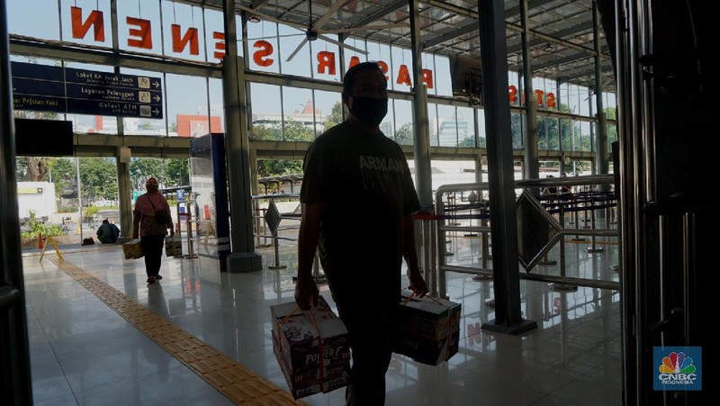 Stasiun Pasar Senen (CNBC Indonesia/Tri Susilo)