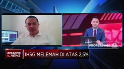 Terseret Pelemahan Bursa AS, IHSG Amblas Lebih dari 2,5%
