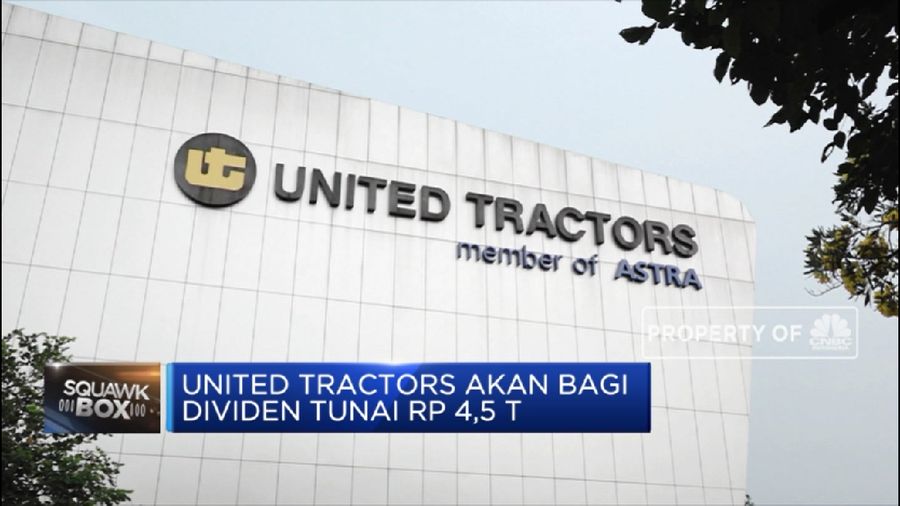 United Tractors Akan Bagi Dividen Tunai Rp 4,5 T (CNBC Indonesia TV)