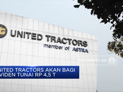 United Tractors Akan Bagi Dividen Tunai Rp 4,5 Triliun