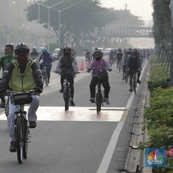 63 KM Jalur Sepeda Anies, Goweser: Cuma Aspal yang Dicat!