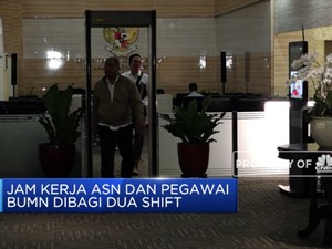 Jam Kerja ASN dan Pegawai BUMN Dibagi Dua Shift