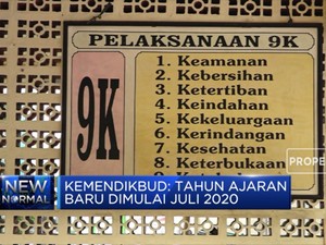 Kemendikbud: Tahun Ajaran Baru Dimulai Juli 2020