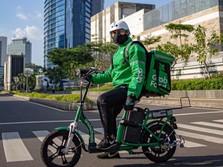 Pakai e-Bike, Malvin Banting Setir Jadi Mitra GrabFood