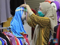New Normal Pasar Tanah Abang: Ada Sistem Ganjil Genap Lho...
