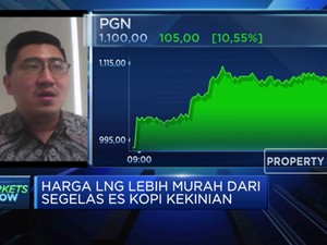 Harga LNG Anjlok, Begini Prospek Saham PGAS