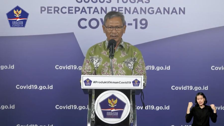 Juru Bicara Pemerintah untuk Covid-19 Achmad Yurianto (Tangkapan Layar Youtube BNPB Indonesia)