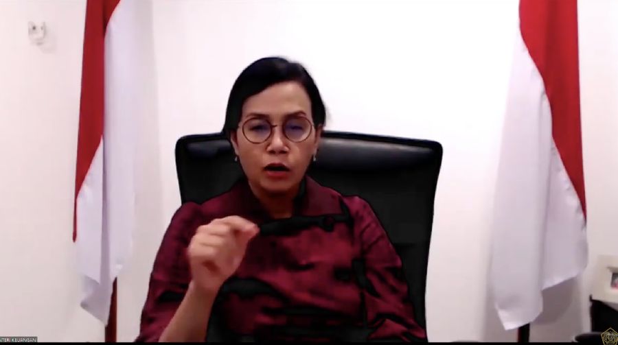 Menteri Keuangan Sri Mulyani memberikan keterangan pers mengenai APBN KiTa (Tangkapan Layar Youtube Kemenkeu RI)