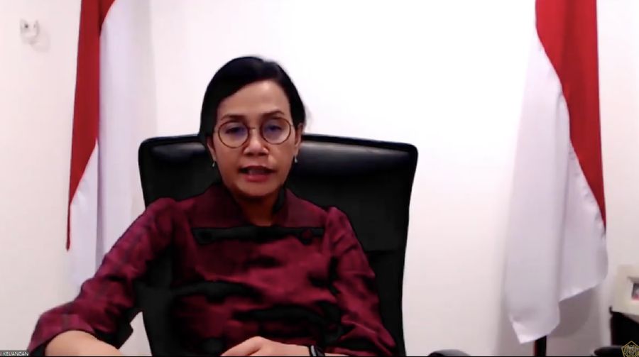 Menteri Keuangan Sri Mulyani memberikan keterangan pers mengenai APBN KiTa (Tangkapan Layar Youtube Kemenkeu RI)