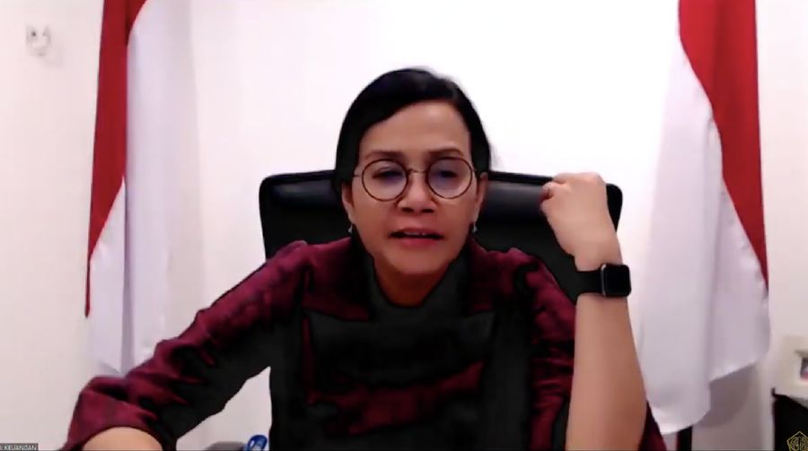 Menteri Keuangan Sri Mulyani memberikan keterangan pers mengenai APBN KiTa (Tangkapan Layar Youtube Kemenkeu RI)