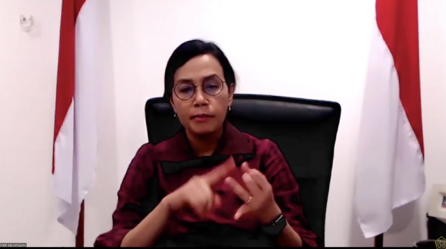 Menteri Keuangan Sri Mulyani memberikan keterangan pers mengenai APBN KiTa (Tangkapan Layar Youtube Kemenkeu RI)