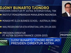 Sah! Djony Bunarto Tjondro Resmi Jadi Presiden Direktur Astra