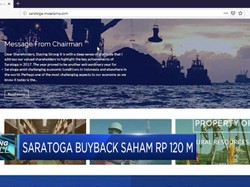 Saratoga Buyback Saham Senilai Rp 120 M