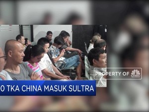500 TKA China Masuk Sulawesi Tenggara