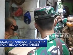 Bansos Masyarakat Terdampak Corona Belum Capai Target