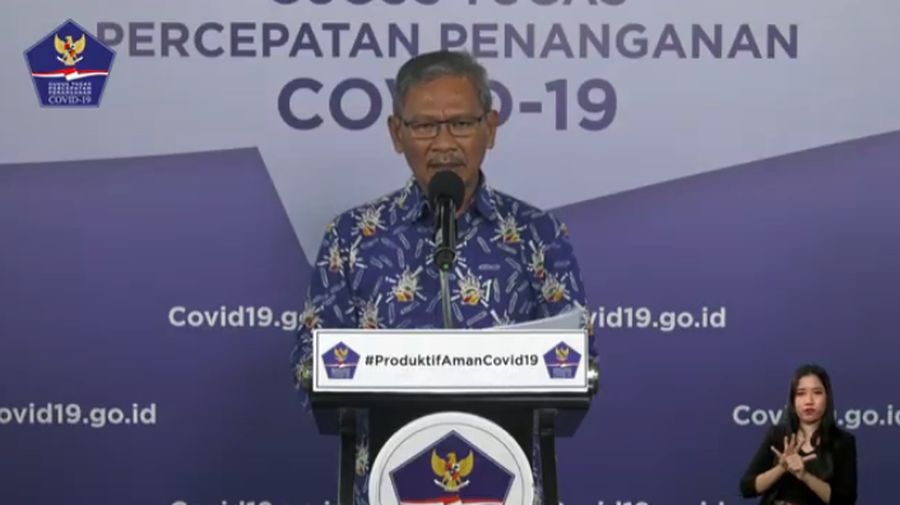 Juru Bicara Pemerintah untuk Covid-19 Achmad Yurianto (Tangkapan Layar Youtube BNPB Indonesia)