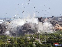 Penampakan Kantor Penghubung Korut-Korsel yang Hancur Meledak