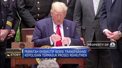 Trump Teken Reformasi Kepolisian