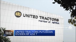United Tractors Putuskan Dividen Rp 4,52 T