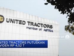 United Tractors Putuskan Dividen Rp 4,52 T