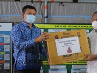 BBPLK Serang Sumbang APD untuk Penanganan Covid-19 di Cilegon