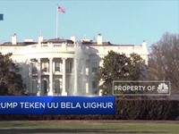 Presiden Trump Teken UU Bela Uighur