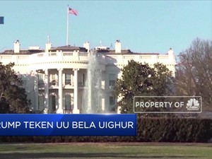 Presiden Trump Teken UU Bela Uighur