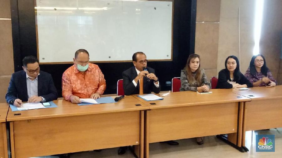 Kuasa Hukum KSP Indosurya, Juniver Girsang (CNBC Indonesia/ Daniel Wiguna)