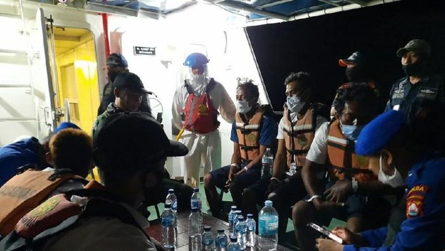 Kapal Nelayan Tenggelam di Selat Sunda. Ist
