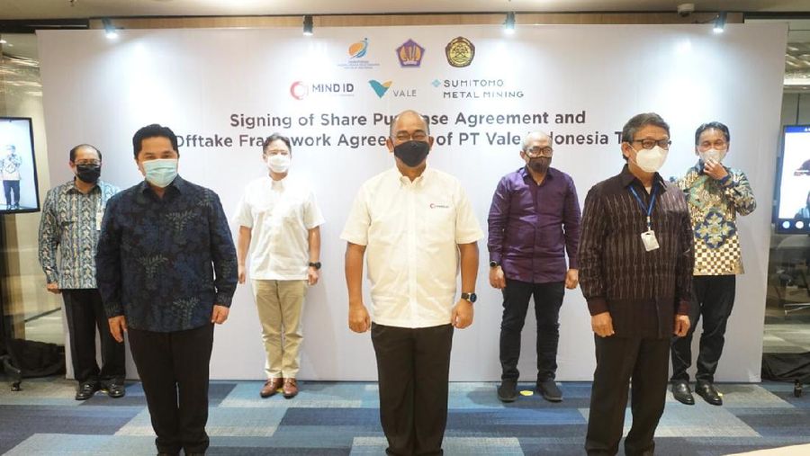 MIND ID Tandatangani Perjanjian Definitif Ambil Alih 20 Persen Saham PTVI. Ist